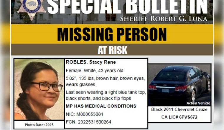 Los Angeles County Sheriff's Department Seeks Public's Help in Locating At-Risk Missing Woman from Palmdale