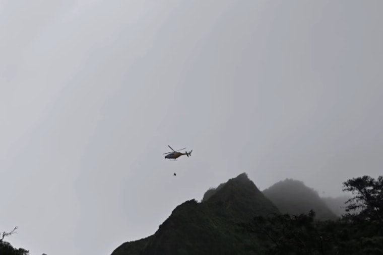 Lost Hiker Rescued from Pali Notches Trail in Kailua by Honolulu Fire Department