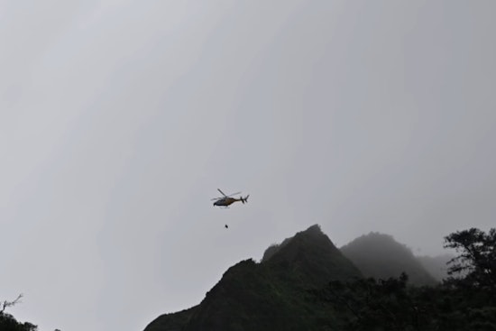 Lost Hiker Rescued from Pali Notches Trail in Kailua by Honolulu Fire Department