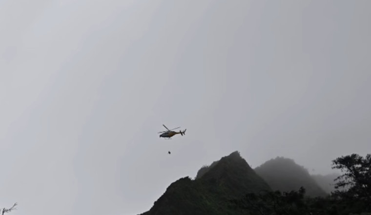 Lost Hiker Rescued from Pali Notches Trail in Kailua by Honolulu Fire Department