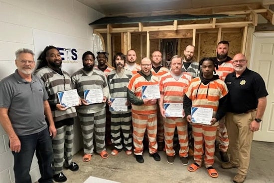 Loudon County Honors Inmates Completing Essential Trade Skills Program to Aid Reentry into Society