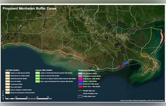 Louisiana Commission Proposes Buffer Zone Changes for Menhaden Fishery Along Coastal Regions
