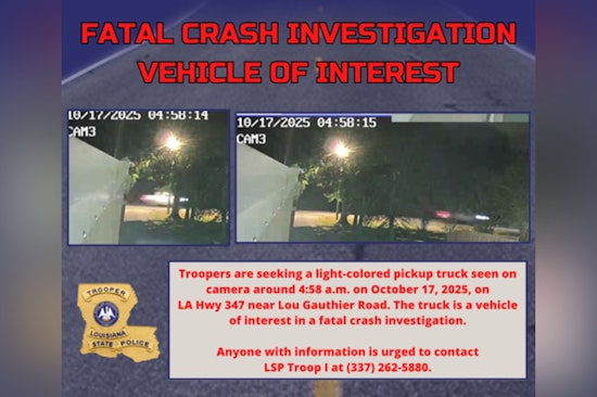 Louisiana State Police Seek Witnesses to Fatal Highway 347 Crash Involving 18-Wheeler