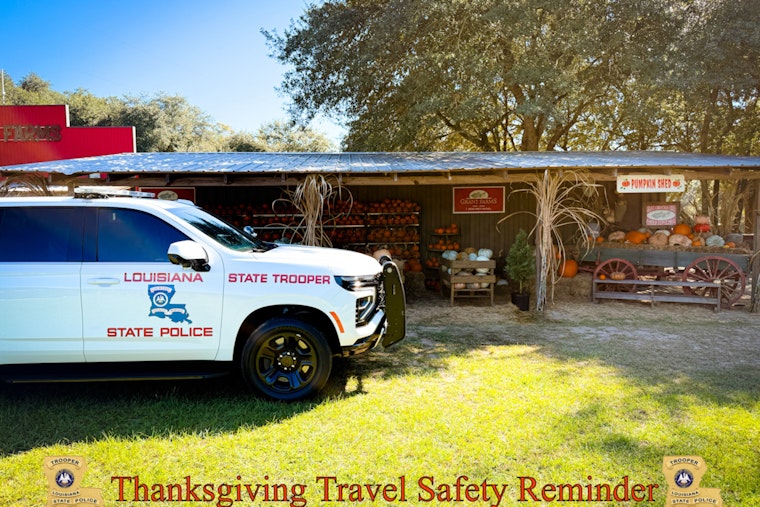 Louisiana State Police Urge Road Safety, Highlight DUI Risks Ahead of Thanksgiving Travel Surge