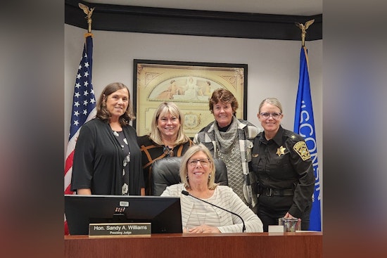 Lucky Trio Experience "Law and Order" Day with Ozaukee County Sheriff and Judge