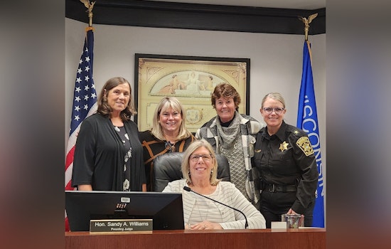 Lucky Trio Experience "Law and Order" Day with Ozaukee County Sheriff and Judge