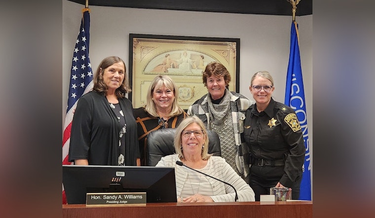 Lucky Trio Experience "Law and Order" Day with Ozaukee County Sheriff and Judge