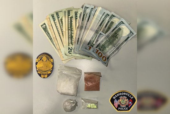 Madisonville Police Arrest Suspect in Drug Bust After Shoplifting Report with Over 35g of Meth and Fentanyl Seized