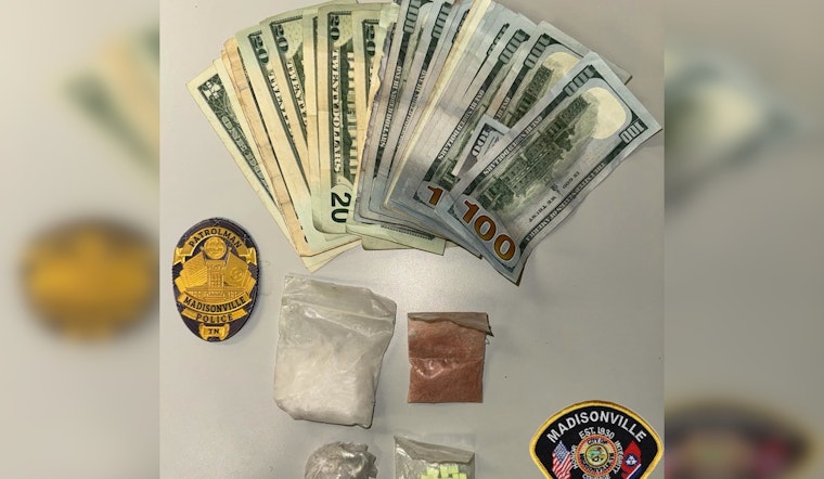 Madisonville Police Arrest Suspect in Drug Bust After Shoplifting Report with Over 35g of Meth and Fentanyl Seized