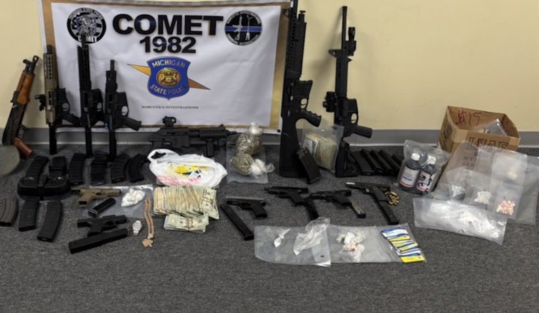 Major Drug Bust in Metro Detroit: Over 1,000 Pills, Liquid Codeine, and 7 Pounds of Marijuana Seized
