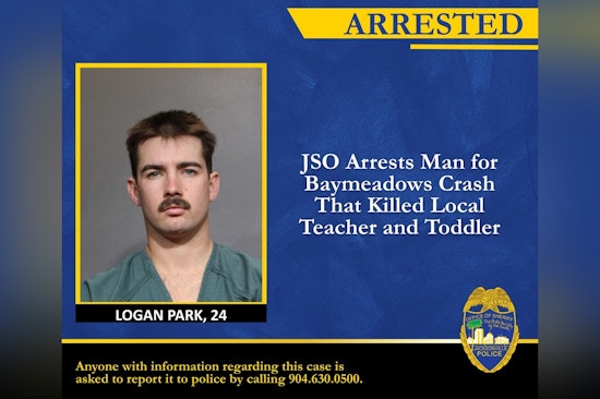 Man Charged with DUI Manslaughter in Fatal Crash That Killed Jacksonville Teacher and Son