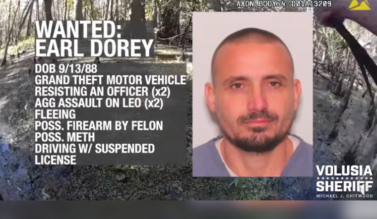 Manhunt in Volusia County, Armed Suspect Earl Dorey Evades Police, Local Community on Edge