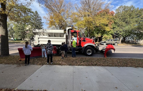 Mankato First Responders and Snowplow Drivers Team Up to Teach Winter Safety to Third Graders