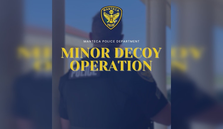 Manteca Police Department's Minor Decoy Operation Finds No Sales to Minors in City-Wide Sting