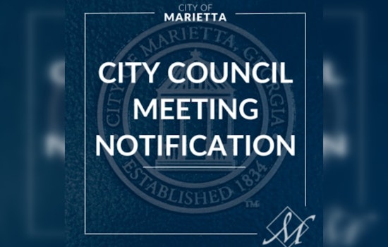 Marietta Residents Invited to Participate in City Council Meetings and Discussions on Nov 10 and 12