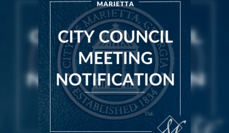 Marietta Residents Invited to Participate in City Council Meetings and Discussions on Nov 10 and 12