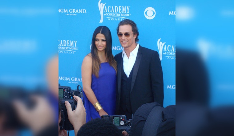 Matthew and Camila McConaughey Christen New Star Princess Cruise Ship With Tequila in South Florida