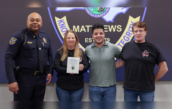 Matthews Police Department Unveils New Mindfulness Room to Promote Officer Wellness
