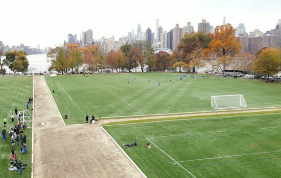 Mayor Eric Adams Celebrates Reopening of Renovated Soccer Fields on Randall's Island with Ribbon-Cutting Ceremony