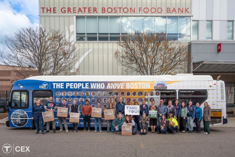 MBTA Employees Rally to Collect Nearly 3,800 Pounds of Food for Greater Boston Food Bank