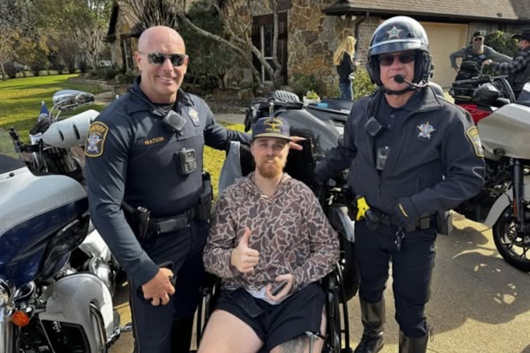McKinney Deputies and Community Rally Support for Injured Fort Worth Firefighter and Newborn Son with $20,000 Donation and Motorcycle Escort