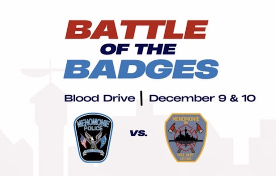 Menomonie's First Responders Compete to Save Lives in "Battle of the Badges Blood Drive"