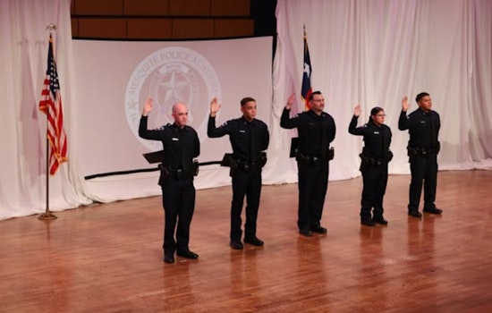 Mesquite Police Department Welcomes New Recruits to Serve the Community
