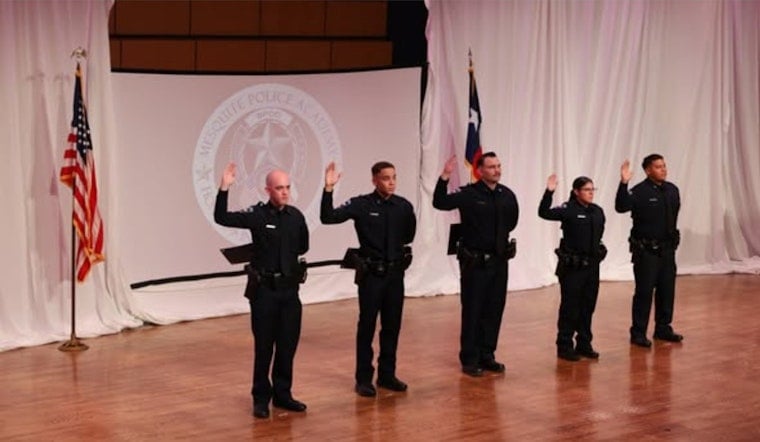 Mesquite Police Department Welcomes New Recruits to Serve the Community