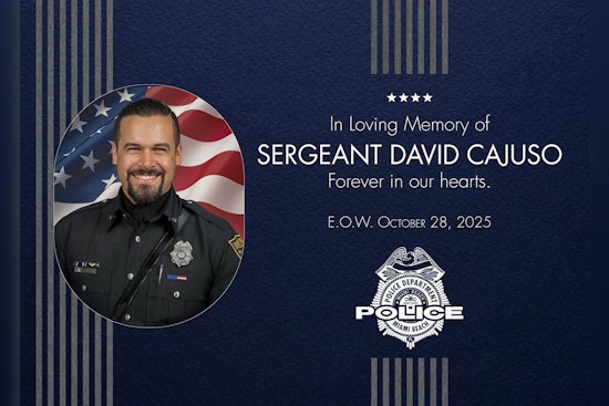 Miami Beach to Experience Traffic Delays During Procession for Fallen Police Sergeant David Cajuso