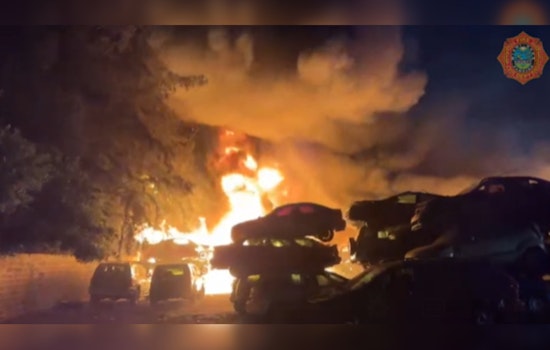 Miami-Dade Fire Crews Quell Vehicle Blaze at Opa-locka Junkyard, No Injuries Reported
