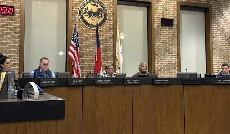 Milton City Council to Deliberate Food Truck Policies and Arnold Mill Area Amendments