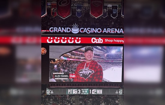 Minnesota Wild Honors Maple Grove Police Officer Al Daniel as "Hero of the Game"