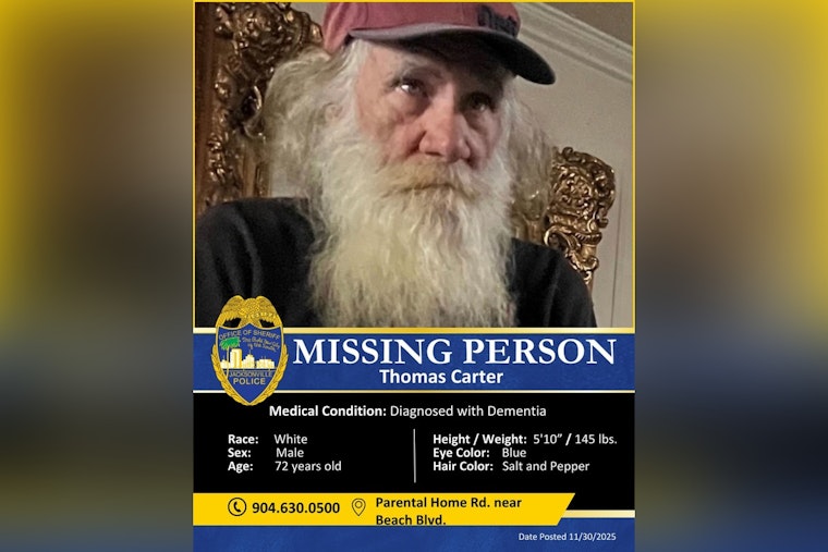 Missing 72-Year-Old Man with Dementia Safely Located in Jacksonville
