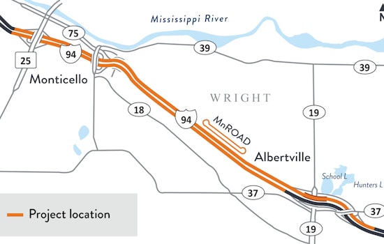 MnDOT to Initiate New I-94 Westbound Traffic Lanes Near Monticello and Albertville