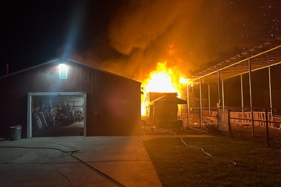 Modesto Firefighters Quickly Extinguish RV and Barn Blaze on Wilkins Avenue, No Injuries Reported