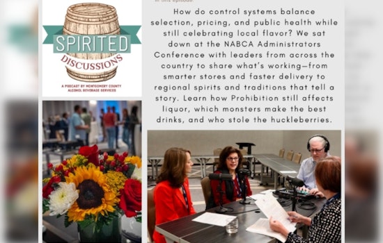 Montgomery County Alcohol Beverage Services Podcast Explores National Trends and Local Impacts in "Spirited Discussions"