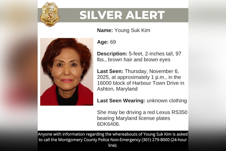 Montgomery County Police Seek Public's Help in Locating Missing Senior with Cognitive Issues