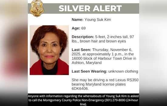 Montgomery County Police Seek Public's Help in Locating Missing Senior with Cognitive Issues