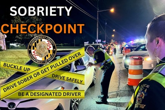 Montgomery County Police to Implement Sobriety Checkpoint on December 5 to Prevent Impaired Driving