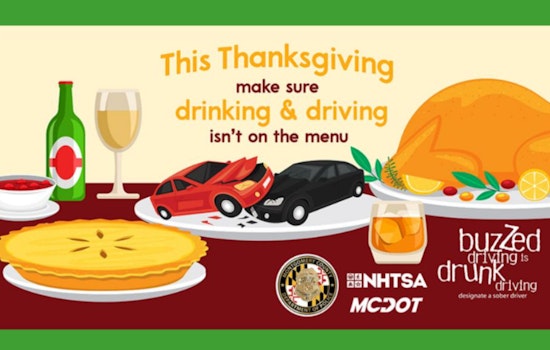 Montgomery County Ramps Up DUI Enforcement for Thanksgiving, Urges Safe Travel Plans