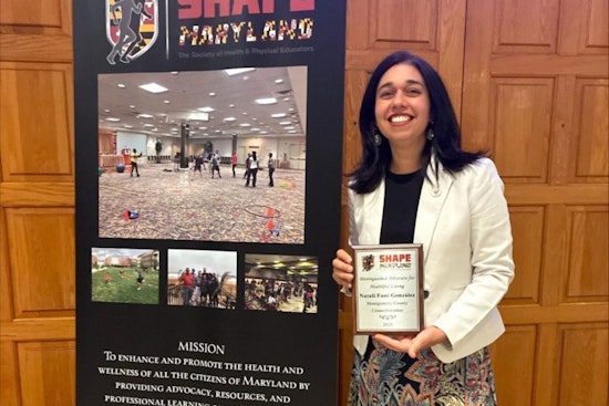 Montgomery County's Natali Fani-González Receives Distinguished Advocate for Healthful Living Award from SHAPE MD