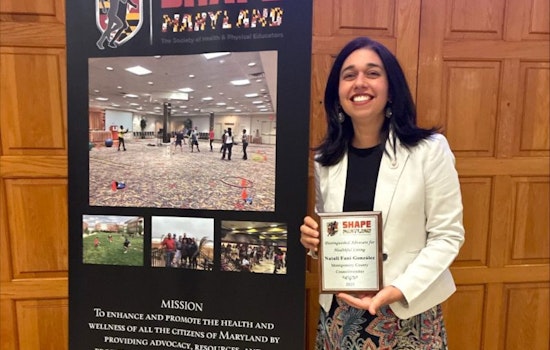 Montgomery County's Natali Fani-González Receives Distinguished Advocate for Healthful Living Award from SHAPE MD