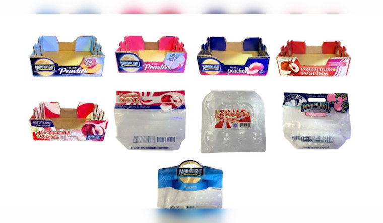 Moonlight Companies Recalls Peaches Nationwide Due to Potential Listeria Risk; No Illnesses Reported Yet