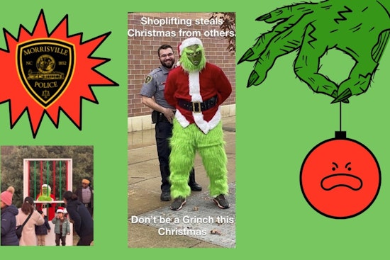 Morrisville Police Launch "The Grinch Challenge" to Keep Holidays Crime-Free