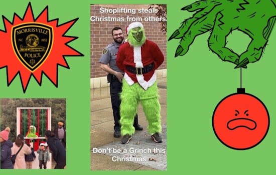 Morrisville Police Launch "The Grinch Challenge" to Keep Holidays Crime-Free