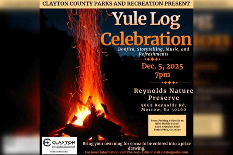 Morrow Invites Community to Warm Up at Yule Log Celebration at Reynolds Nature Preserve