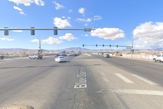 Motorcyclist Injured in Early Morning Crash at Jones Boulevard and Blue Diamond Road in Southwest Las Vegas