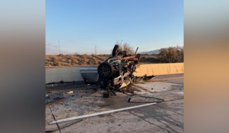 Multi-Vehicle Crash on I-80 Near Salt Lake City Caused by Wrong-Way Driver Suspected of DUI