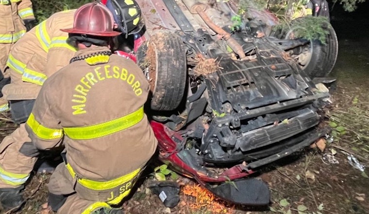Murfreesboro Emergency Crews Rescue Two After Serious Collision on I-24 East