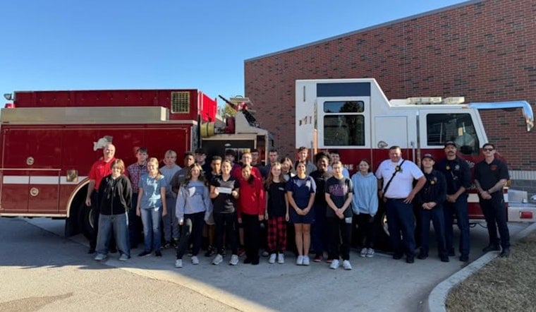 Mustang Fire Department Champions Youth Leadership with Successful JROTC Fundraiser